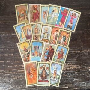 Religious Iconography prayers Card Set